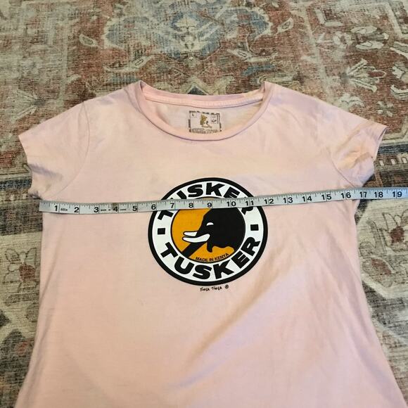 Tusker Beer T-Shirt - Size Large - Made in East Africa - Picture 4 of 5